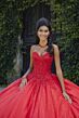 Mori Lee 89451 Sweetheart Neck Basque Waist Quince Gown