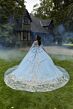 Mori Lee 89458 Petal Train Sweetheart Neck Sweet 16 Gown