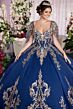 Mori Lee 89501 Sheer Cape Petal Train Pleated Skirt Dress