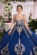 Mori Lee 89501 Sheer Cape Petal Train Pleated Skirt Dress