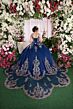 Mori Lee 89501 Sheer Cape Petal Train Pleated Skirt Dress