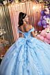 Mori Lee 89505 Off-The-Shoulder Back Bow Sheer Sleeve Dress