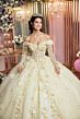 Mori Lee 89505 Off-The-Shoulder Back Bow Sheer Sleeve Dress