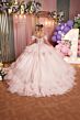 Mori Lee 89508 Ruffle Skirt Beaded Cold-Shoulder Dress