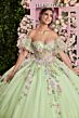 Mori Lee 89510 Ruffle Hem Sheer Bodice Removable Sleeve Dress
