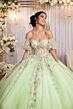 Mori Lee 89510 Ruffle Hem Sheer Bodice Removable Sleeve Dress