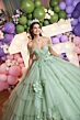 Mori Lee 89522 Flutter Sleeve Tiered Ruffle Skirt Dress