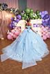 Mori Lee 89522 Flutter Sleeve Tiered Ruffle Skirt Dress