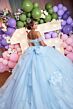 Mori Lee 89522 Flutter Sleeve Tiered Ruffle Skirt Dress