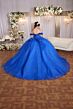 Mori Lee 89523 Rosette Sleeve Sweetheart Neck Dress