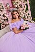 Mori Lee 89524 Sweetheart Neck Sheer Bodice Rosette Hem Dress