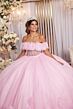 Mori Lee 89524 Sweetheart Neck Sheer Bodice Rosette Hem Dress
