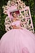 Mori Lee 89524 Sweetheart Neck Sheer Bodice Rosette Hem Dress
