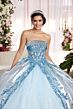 Mori Lee 89525 Detachable Strap Foldover Neck Metallic Dress