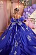Mori Lee 89526 Puff Sleeve V-Neck Sheer Bodice Dress