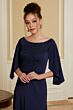 Mori Lee MGNY 72829 Hanging Sleeve Scoop Neck Dress