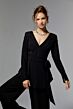 Mori Lee MGNY 72911 Peplum Wrap-Style Top Formal Pant Suit