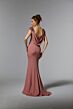 Mori Lee MGNY 72920 Bateau Neck Floral Cap Sleeve Dress