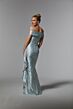 Mori Lee MGNY 72926 Off-The-Shoulder Neck Metallic Dress