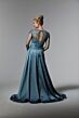 Mori Lee MGNY 72937 Illusion Neck Keyhole Back Dress