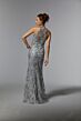 Mori Lee MGNY 72939 Halter Neck Illusion Back Dress