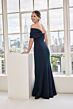 Mori Lee 73114 Asymmetric One-Shoulder Bow Dress