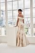 Mori Lee 73115 Off-The-Shoulder Brocade Side Drape Dress