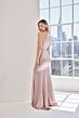 Mori Lee 73121 Collared V-Neck Sleeveless High Slit Dress