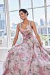 Mori Lee 73122 Sleeveless Floral Printed A-Line Dress