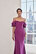 Mori Lee 73123 Layered Ruffle Sleeve Off-The-Shoulder Dress