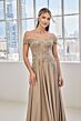 Mori Lee 73131 Off The Shoulder Sweetheart Neck Beaded A-Line Dress