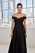 Mori Lee 73131 Off The Shoulder Sweetheart Neck Beaded A-Line Dress