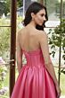 Mori Lee 49107 Strapless Sweetheart Neckline Corset Dress