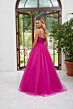 Mori Lee 49115 Bow Waist Sequin Bodice Dress