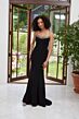 Mori Lee 49116 Scoop Neckline Basque Waist Dress