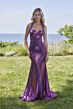 Mori Lee 49124 Criss Cross Back Sweetheart Neck Dress