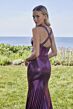 Mori Lee 49124 Criss Cross Back Sweetheart Neck Dress