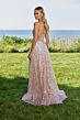Mori Lee 49135 Sweetheart Neckline Illusion Back Dress