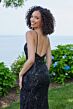 Mori Lee 49141 Scalloped Lace Sequin Lace Dress