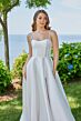 Mori Lee 49159 Scoop Back Spaghetti Straps Dress