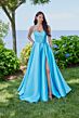 Mori Lee 49159 Scoop Back Spaghetti Straps Dress