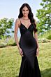 Mori Lee 49170 Lace Top Spaghetti Straps Backless Dress