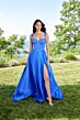 Mori Lee 49177 Embellished Corset Illusion Back Dress