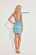 Primavera Couture 4203 Tiered Skirt V-Neckline Dress