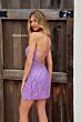 Primavera Couture 4246 Tulip Skirt Lace-Up Dress