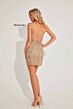 Primavera Couture 4246 Tulip Skirt Lace-Up Dress