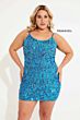 Primavera Couture 14061 Scoop Neckline Sequin Plus Size Dress