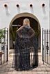Primavera Couture 12172 Cape Sleeve Jewel Neck Dress
