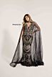 Primavera Couture 12177 V-Neck Beaded Removable Cape Dress