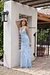 Primavera Couture 12180 Plunging Neck Beaded Sleeveless Dress